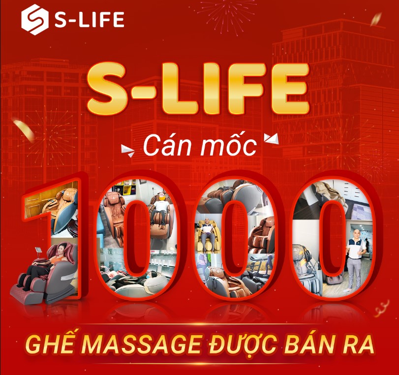 S-Life là địa chỉ phân phối ghế massage uy tín trên thị trường